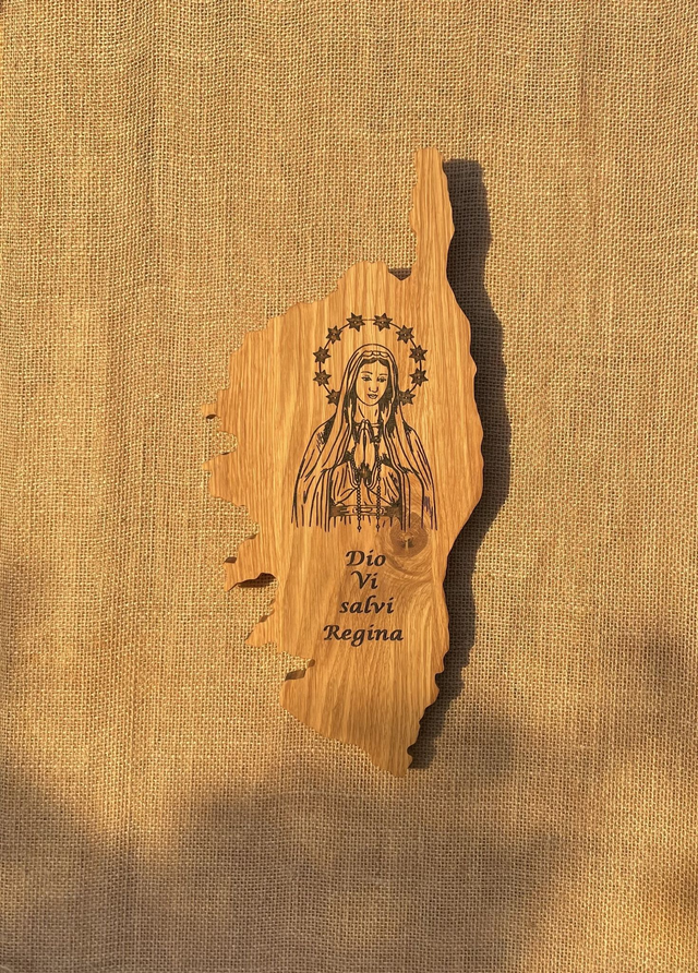 Corse Vierge Dio en chêne