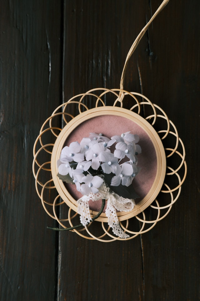 Hydrangea wall decor &amp; pin