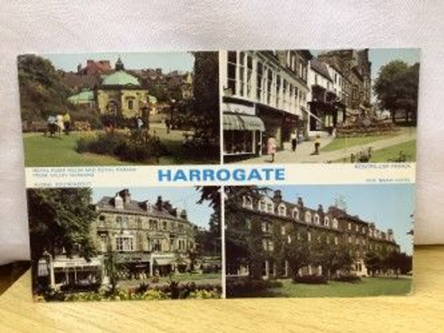 Harrogate, Yorkshire, Multiview postcard Old Swan etc. Posted 1981 E T W Dennis &amp; Sons Ltd. Our Ref No R458 £2.50