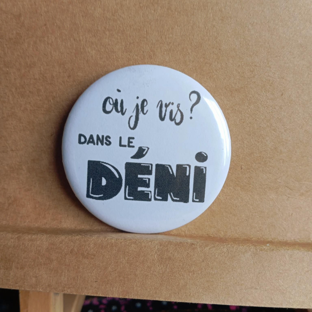 Où je vis Badge 58mm