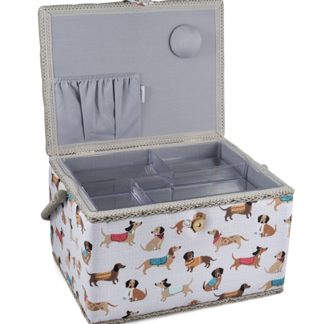 Sausage Dog: Sewing Box (L)