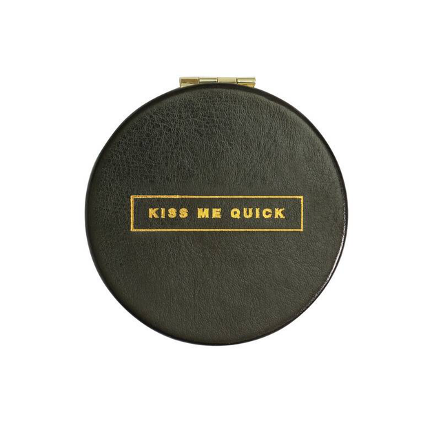Emily Brooks "Kiss me quick" compact mirror