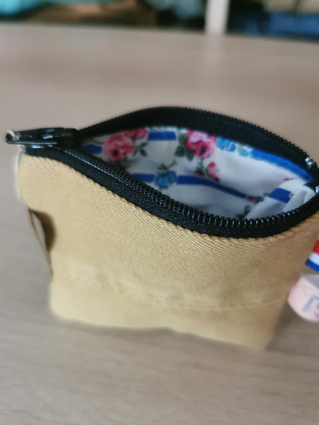 Petite trousse en tissu recyclé