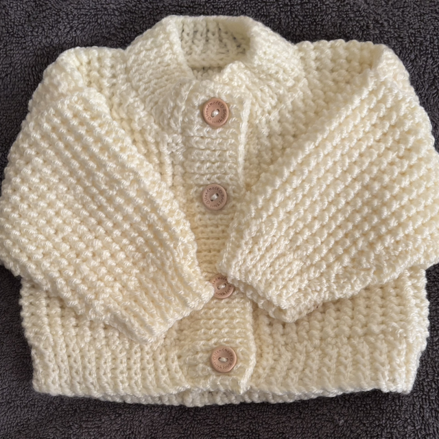 Lemon cardigan 3-6months 