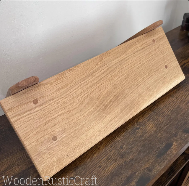 Handmade Solid Oak Wall Shelf