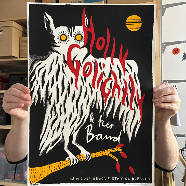 Gigposter "Holly Golightly & her Band"