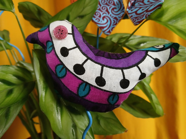 Oiseau en tissu