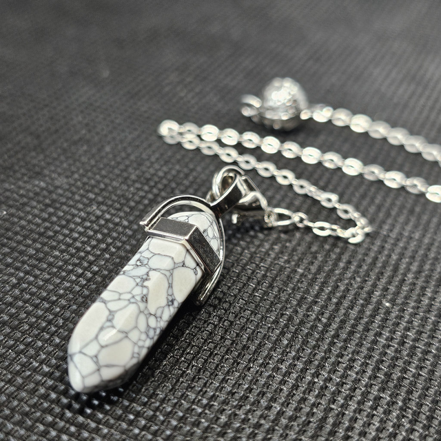 Pendule Cristal - Marbre mousseux