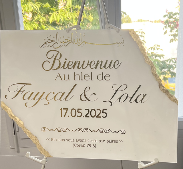 Panneaux de Bienvenue personnalisé 