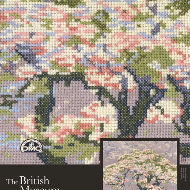 DMC Cherry Blossom cross stitch kit