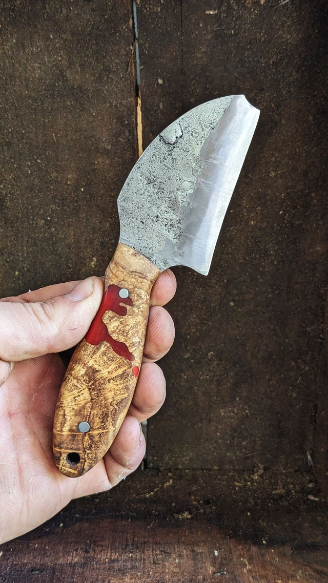 Couteau fixe sans pointe