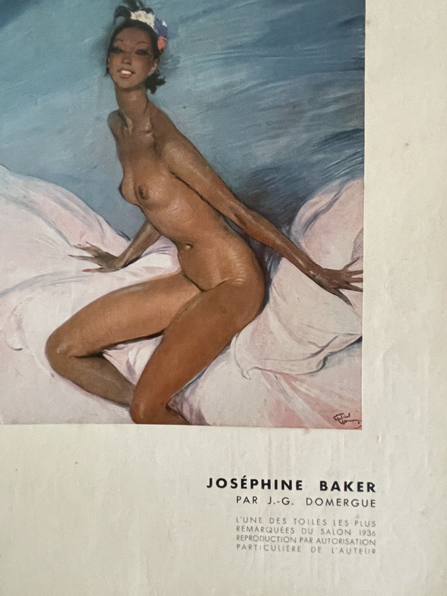 Revue Folies Bergère 1937. Paris. 'En super folies'. Joséphine Baker