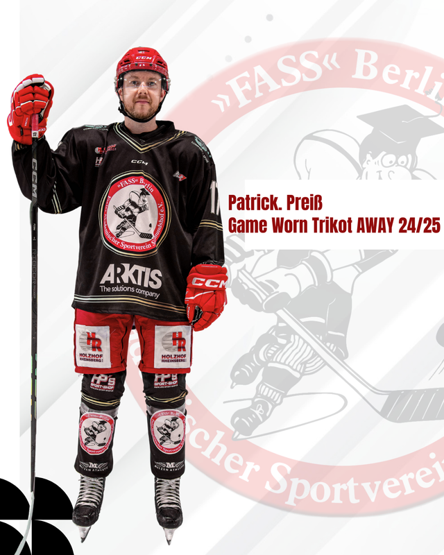 #17 Patrick Preiß Game Worn Trikot 24/25 AWAY