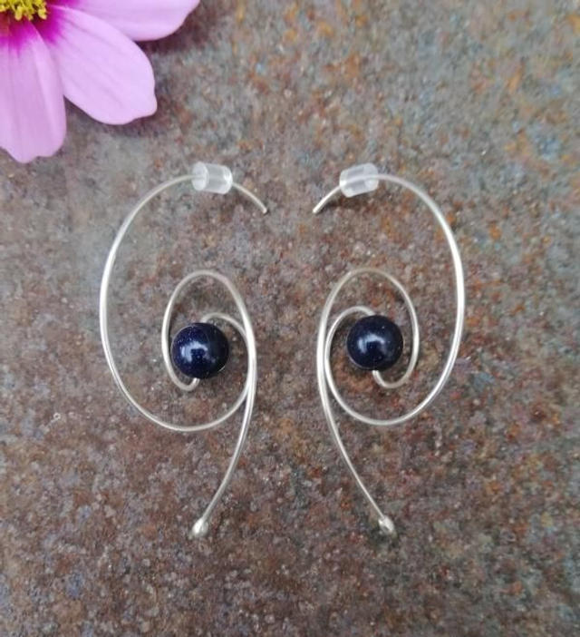 Boucles d'oreille Nébuleuse 