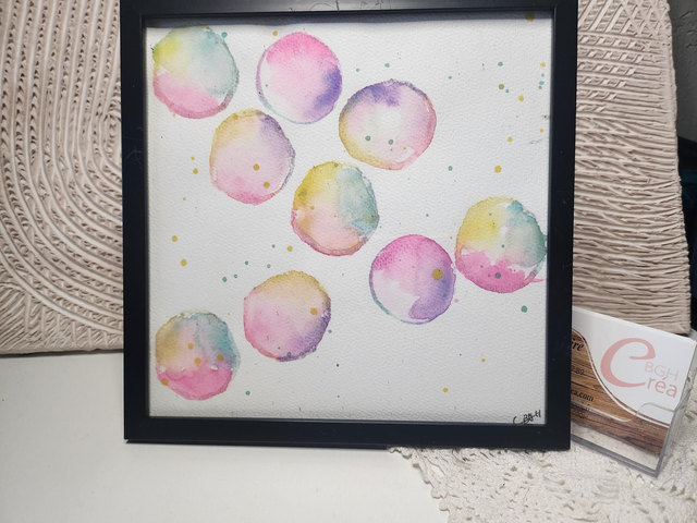 Aquarelle bulle