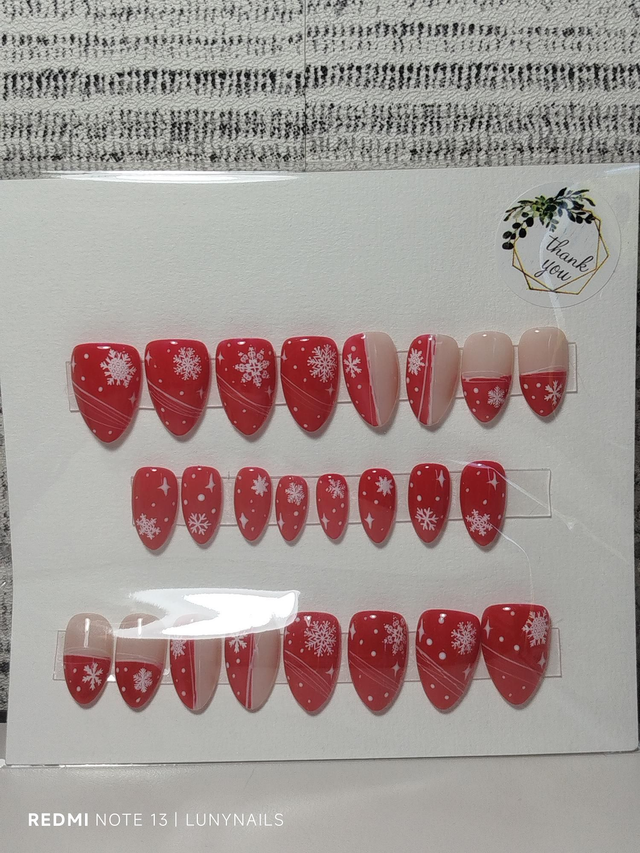 Flocon rouge 