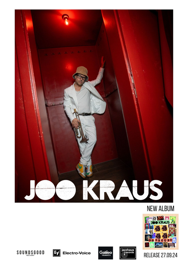 Tourplakat Joo Kraus "No Excuse" (signiert/unsigniert)