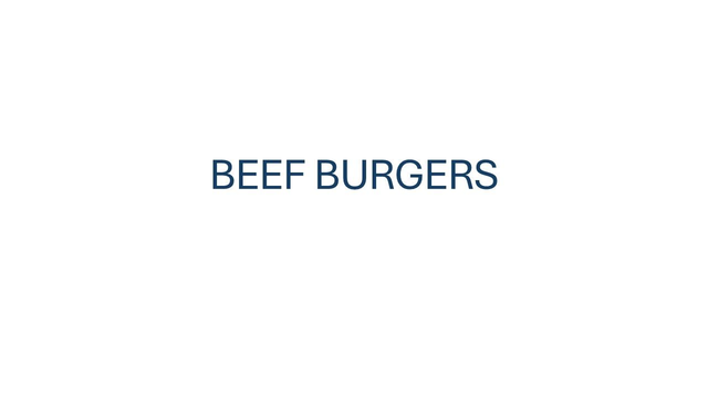 Beef Burgers (five pack)