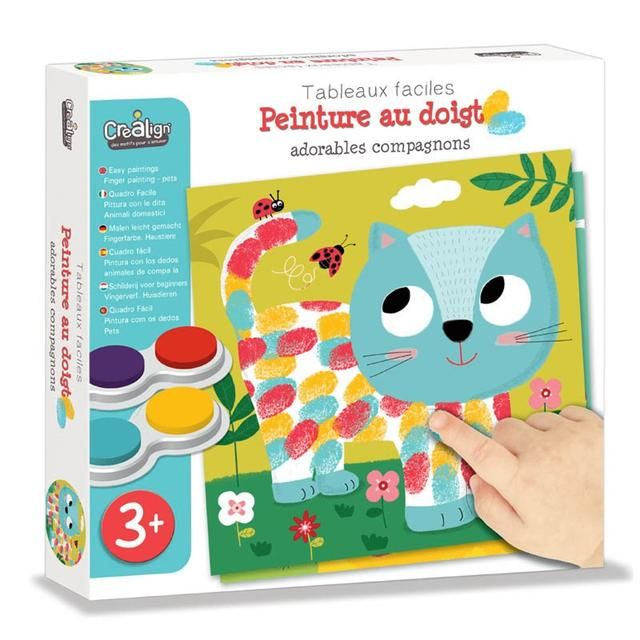Crea Lign' Peinture Au Doigt Adorables Compagnons