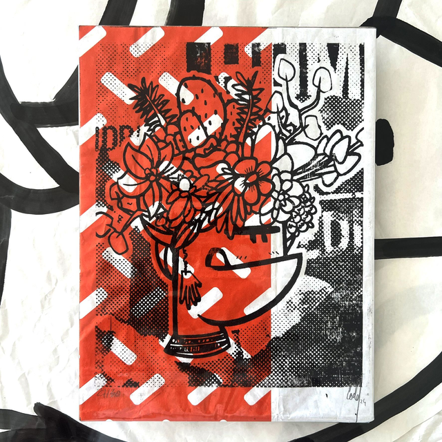 Xylo FRIDA SUKO 18x24 cm sans cadre