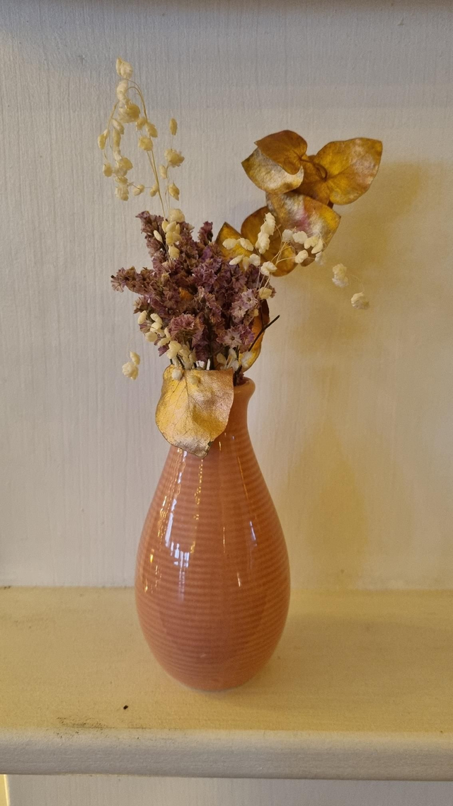 Soliflore céramique rose 