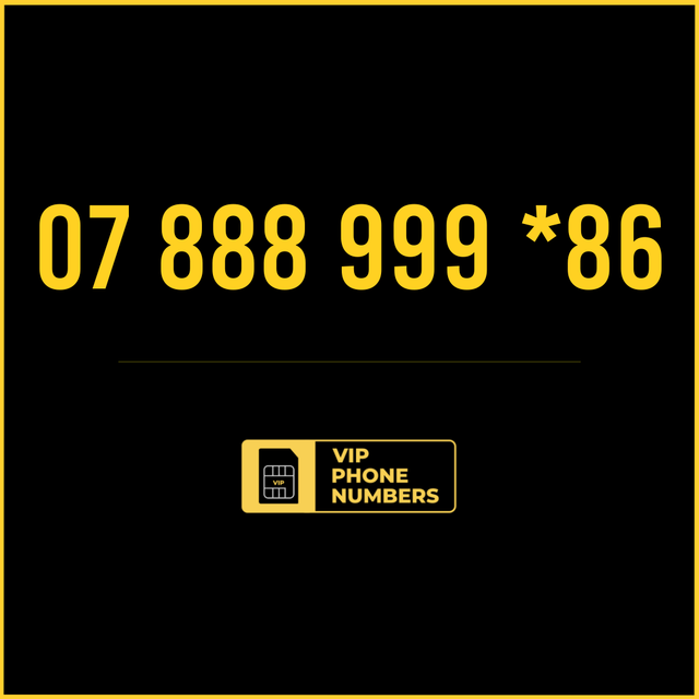 07 888 999 *86 - VIP Gold Phone Number 