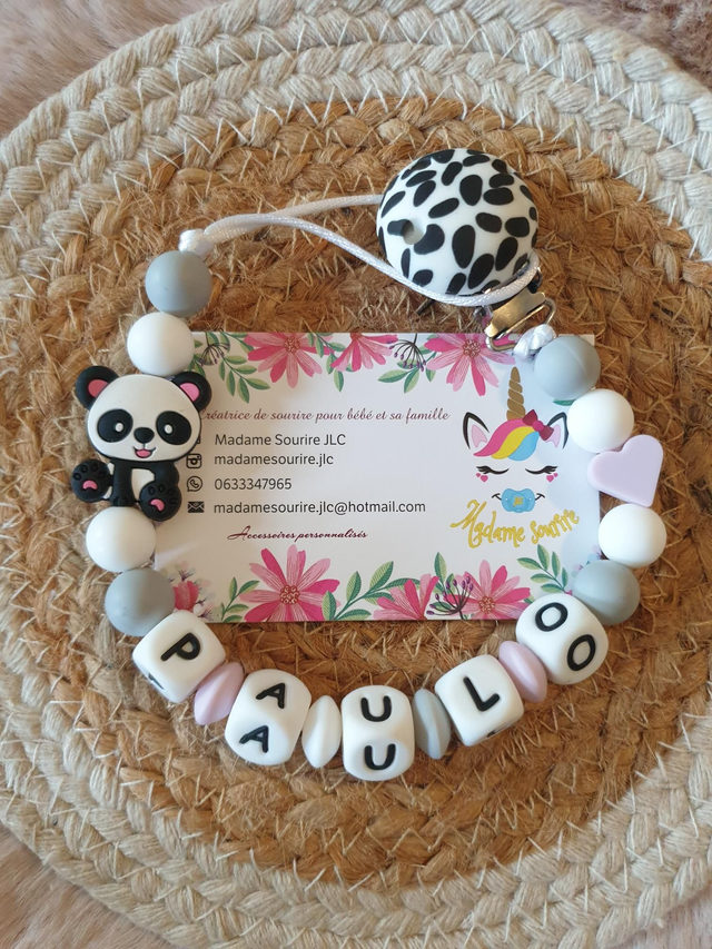 Attache Tétine Panda