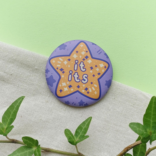 pronoun button pins - its