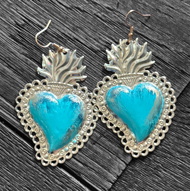 Orecchini cuore sacro tiffany 25LN-6