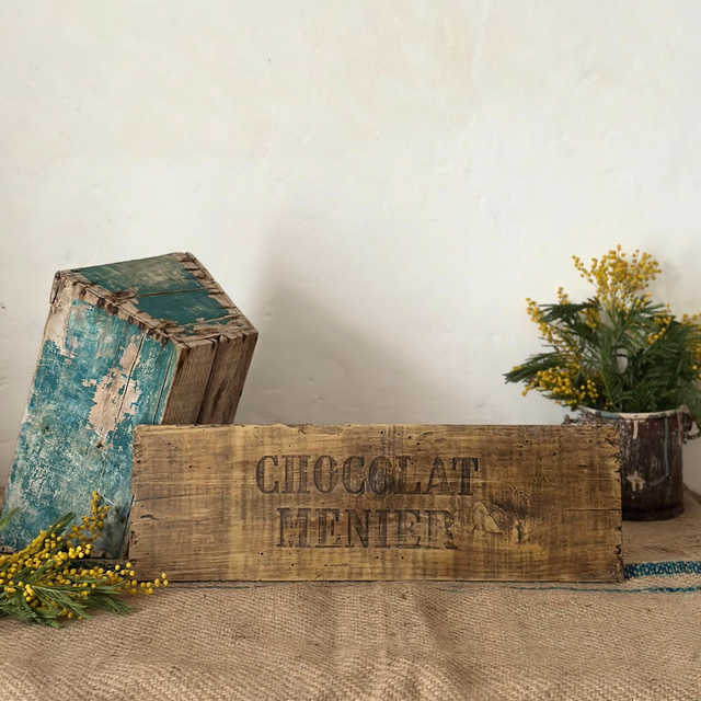 la planche en bois Chocolat Menier