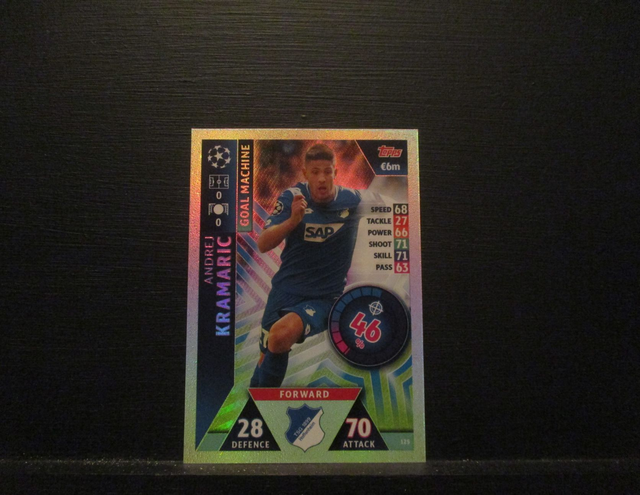 Andrej Kramaric - UEFA Champions League Match Attax 2018/19 Original Trading Card #125