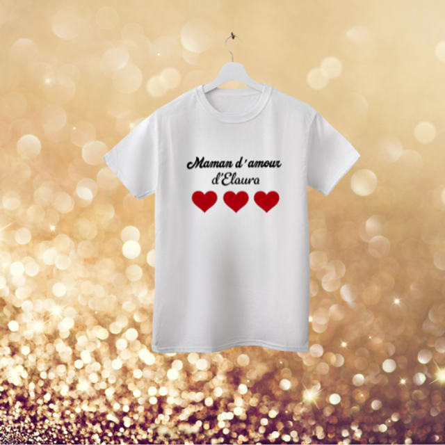 T-shirt Fête des Mères – Édition spéciale Personnalisation