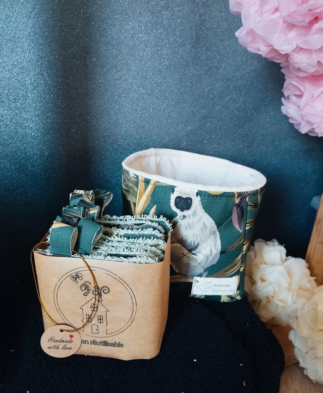 Panier de coton recyclable(en stock)