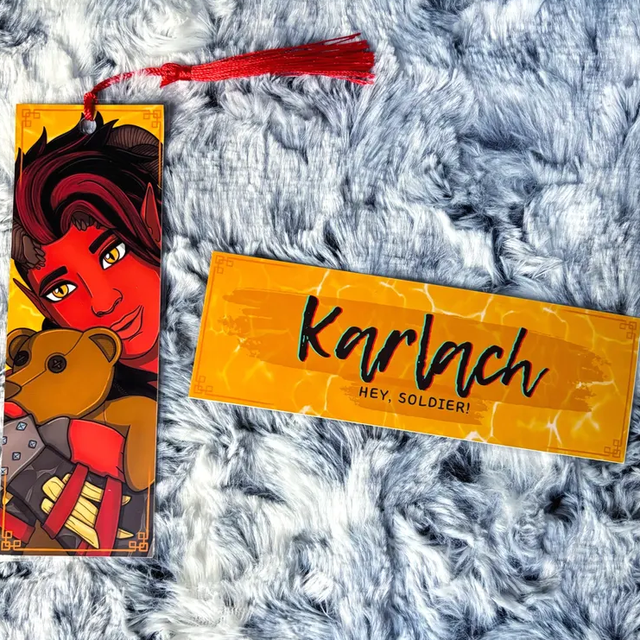 Karlach Bookmark - Baldur's Gate 3 Companion Collection