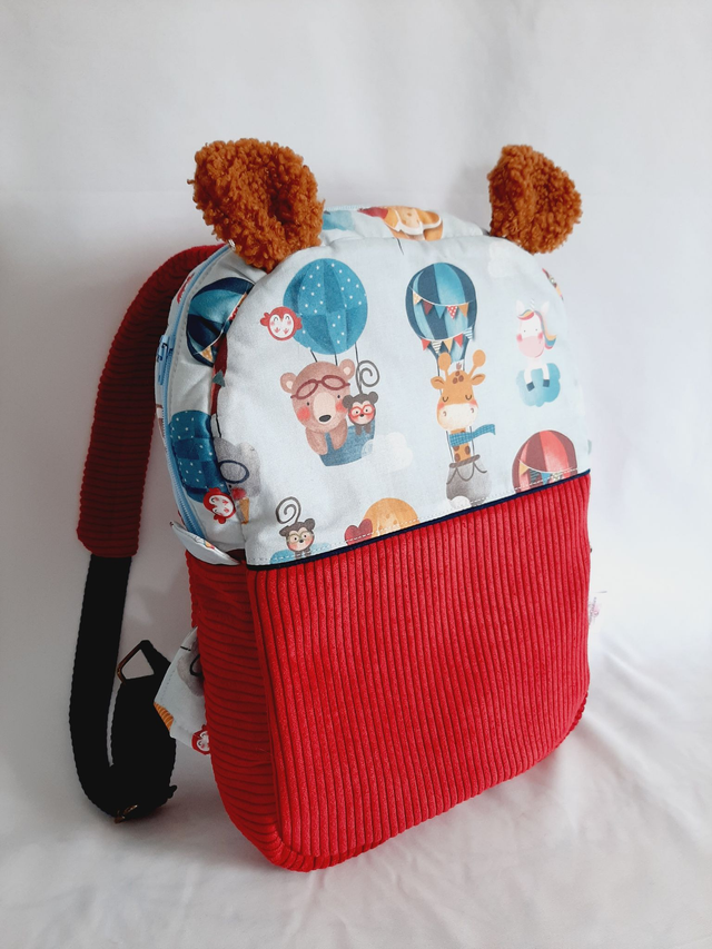 Sac à dos &quot;Voyage en Montgolfière&quot;