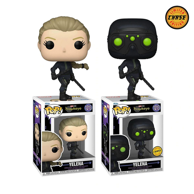 Funko - Marvel Hawkeye Yelena 5 + 1 Chase 9cm POP!