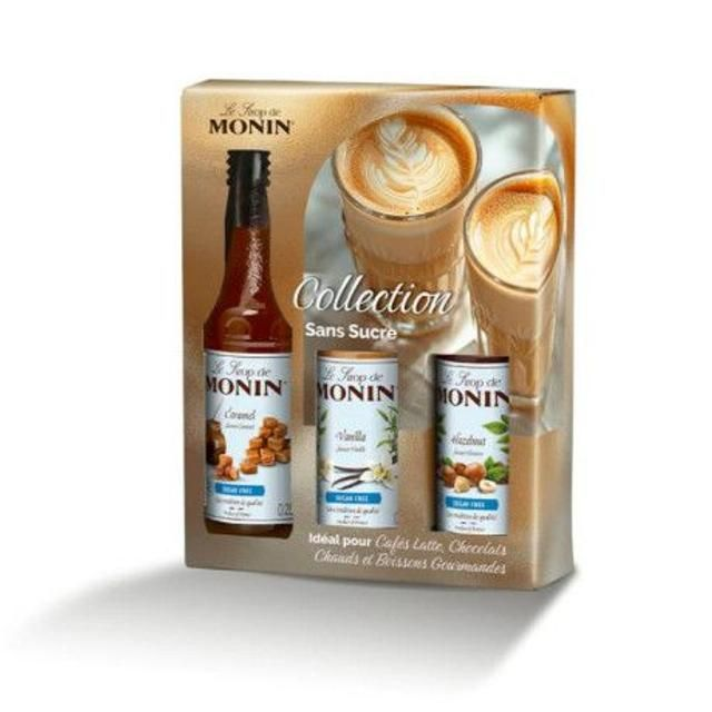 Monin Sugar Free Syrup Set 3 X 25 cL