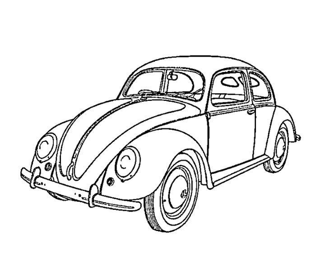 Gravure Coccinelle Volkswagen