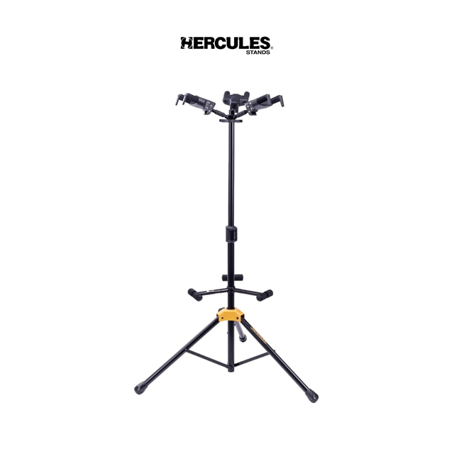 Hercules - GS432B-PLUS Golvstativ för tre gitarrer
