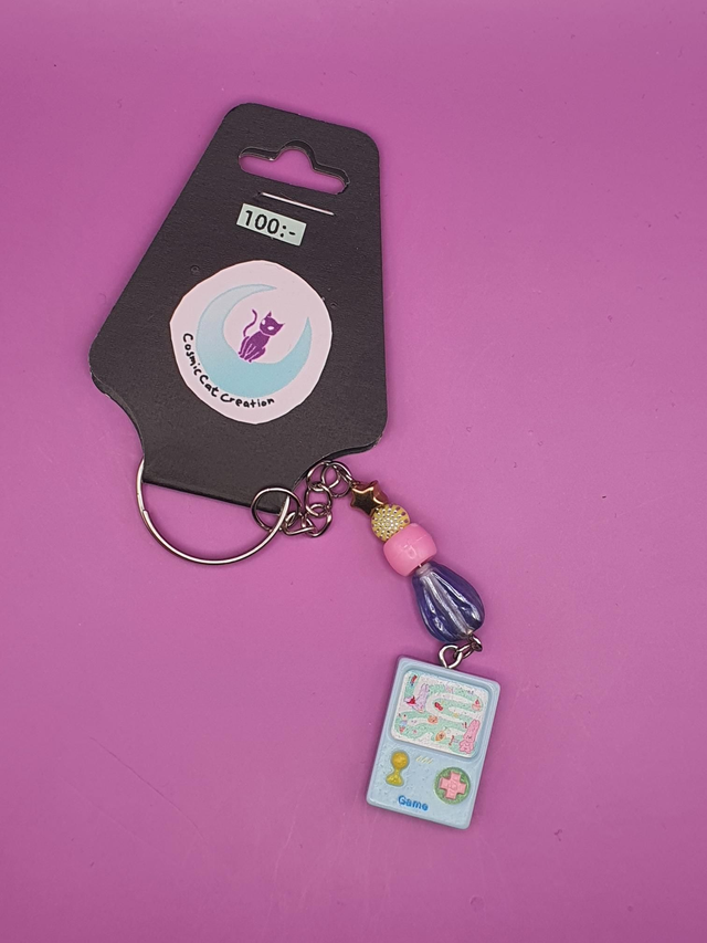Keychain Gameboy Blue 