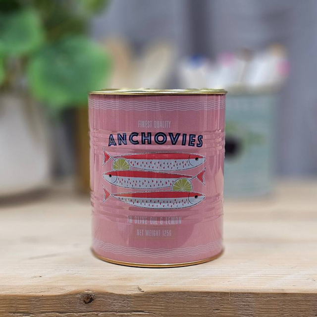 Small Anchovies Storage Tin