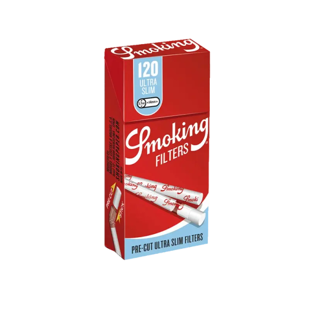 Smoking Pre-Cut Ultra Slim Filter – 120 Stück