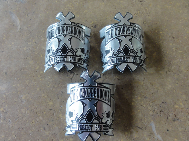 The Chopperdome - Balhoofdplaatje - Head Badge
