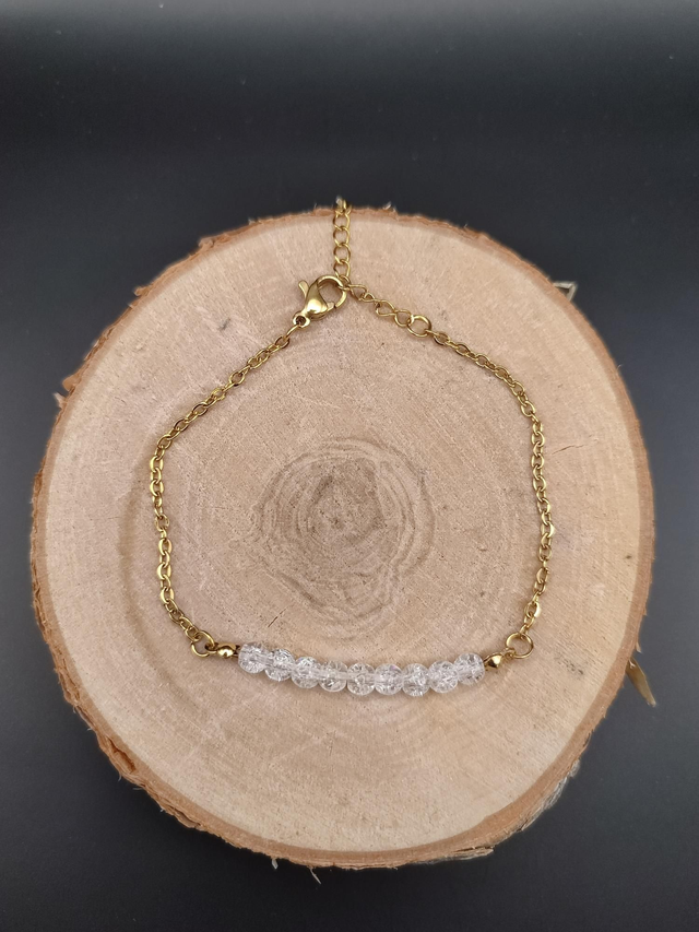 Bracelet Verre Craquelé 