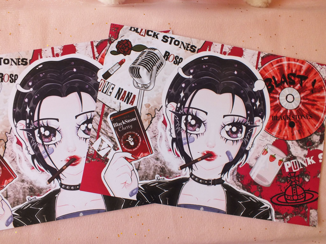 Print Nana Black Stones