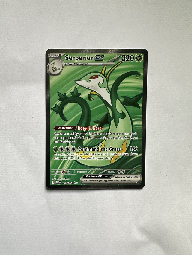 Serperior EX - Black Bolt (Mint Condition)