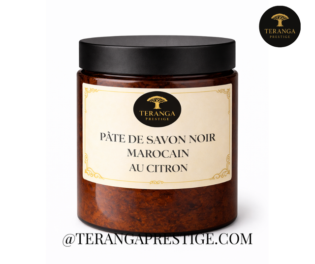 Pâte de Savon Noir Marocain au Citron