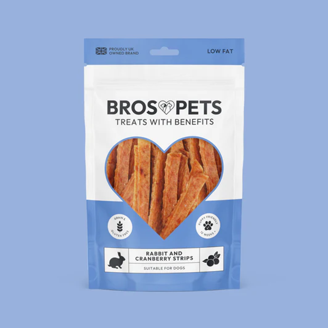 Bros Pet’s Rabbit &amp; Cranberry Strips