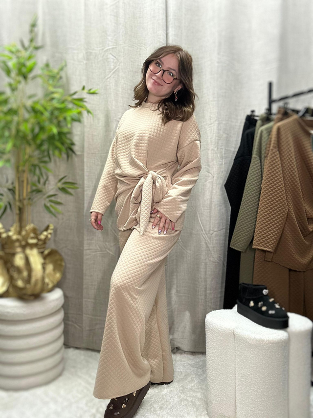 Chillset met strik zand