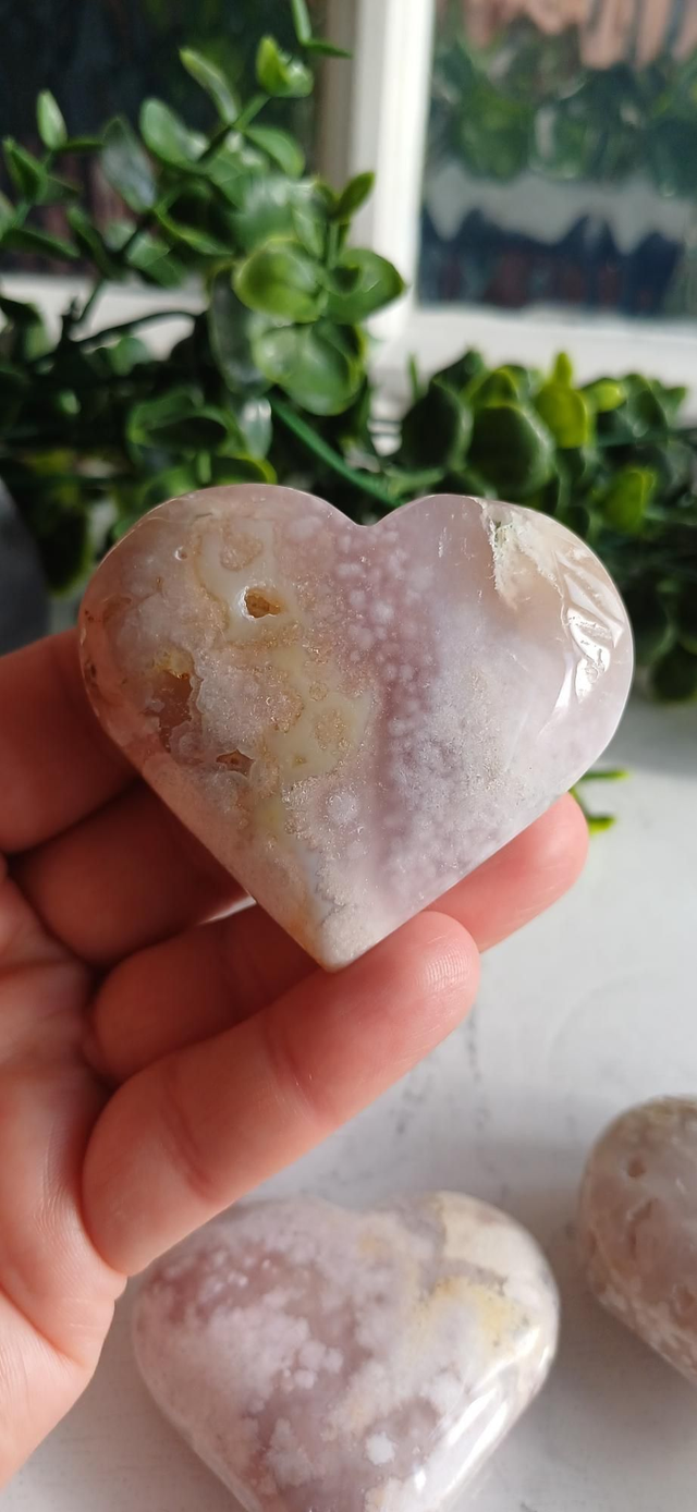 Pink Amethyst Heart no. 3
